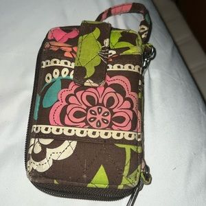 Vera Bradley Floral Wristlet Wallet